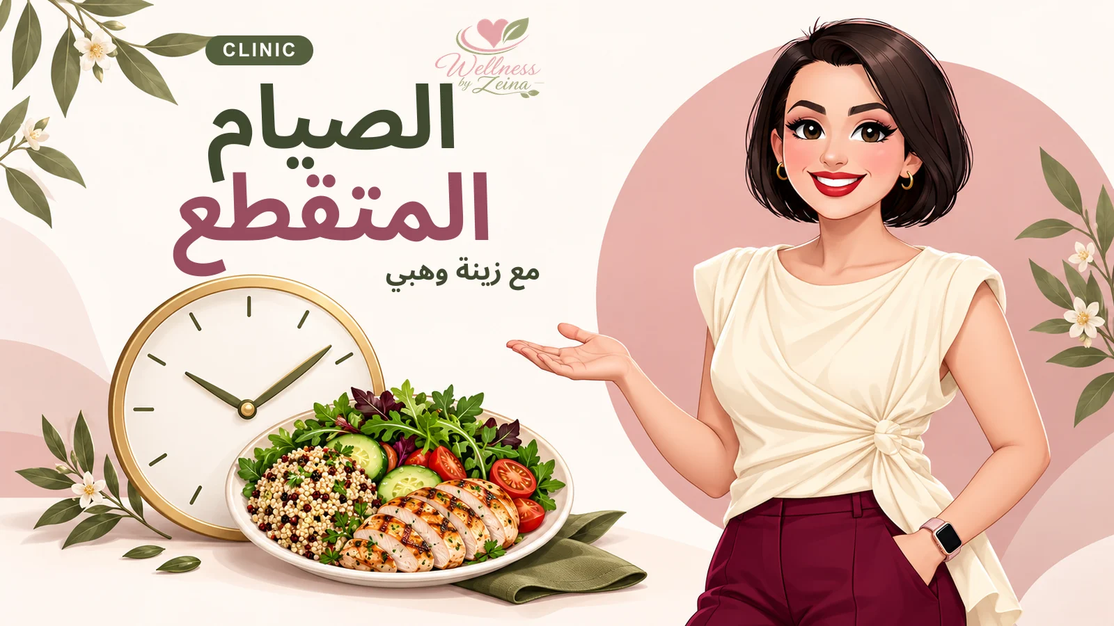 Intermittent Fasting with Zeina Wahbi | CLINIC on Sky News Arabia